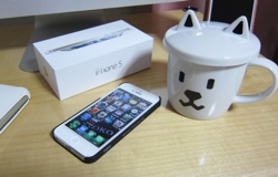 iPhone5＆お父さんマグカップ